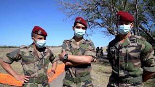 Brevets prémilitaires parachutistes pour 19 stagiaires [upl. by Eyssej]