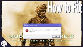 Tutorial  How to Fix Modern Warfare 2 Campaign Remastered PC s Out of Memory Error [upl. by Enra]