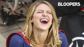 Supergirl bloopers Melissa Benoist All Bloopers [upl. by Fattal]