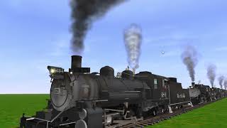 Trainz A New Era Rio Grande Horns and Whistles [upl. by Ahtnama189]