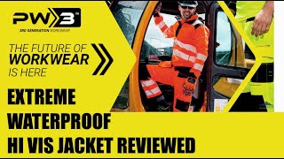 The Best Hi Visibility Waterproof breathable Jacket for 2020 The Portwest PW3 PW360 [upl. by Frye]