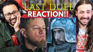 THE LAST DUEL TRAILER REACTION Matt Damon  Ben Affleck  Adam Driver  Jodie Comer [upl. by Abrahan]