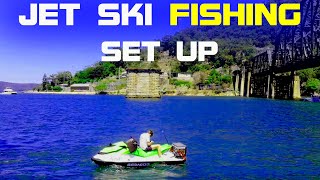 HOW TO SET UP A JET SKI FOR FISHING  ON A BUDGET [upl. by Premer]