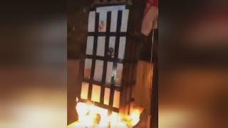 Grenfell Tower effigy video leads to arrests [upl. by Sorensen]