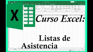 Crear lista de asistencia y calcular automáticamente las inasistencias  Excel 2013 [upl. by Ykcin649]