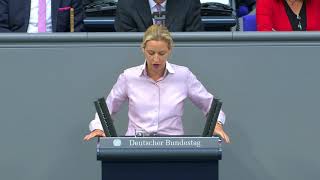 Generalaussprache zur Regierungspolitik  Dr Alice Weidel AfD [upl. by Friedberg]