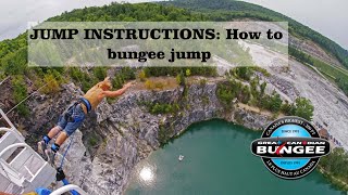 JUMP INSTRUCTIONS How to Bungee Jump [upl. by Gowrie116]