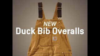 Product Spotlight The Carhartt Duck Bib Overall [upl. by Neitsirhc885]