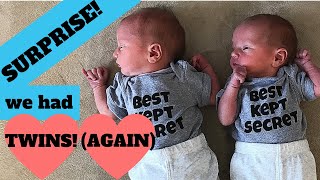 Best TWIN SURPRISE Ever We Had Twins AGAIN [upl. by Elac]