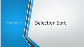 Selection Sort [upl. by Raual]