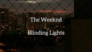 The Weeknd  Blinding Lights 15 slowed  lyrics [upl. by Heigl]