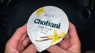 Chobani Greek Yogurt Vanilla Review [upl. by Erida]