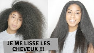 COMMENT LISSER PARFAITEMENT SES CHEVEUX BOUCLESFRISES OU CREPUS [upl. by Studdard]