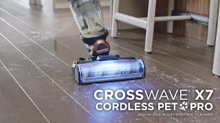 CrossWave® X7 Cordless Pet Pro Feature Overview [upl. by Ferrel]