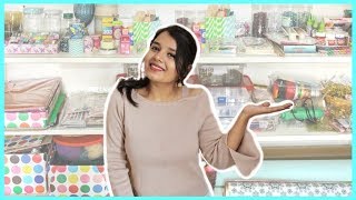 MY STATIONERY AND CRAFT COLLECTION  Craft Supplies Tour [upl. by Arim309]