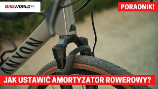 Jak ustawić amortyzator w rowerze  poradnik [upl. by Hildebrandt805]