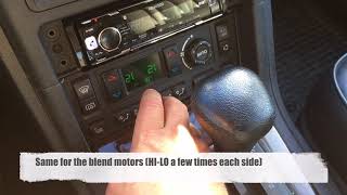 Range Rover P38  067  Troubleshooting HEVAC Motors [upl. by Minne529]