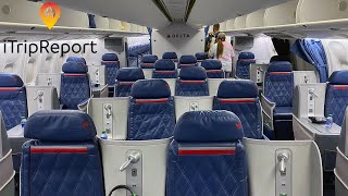 Delta 767300ER Delta ONE Trip Report [upl. by Aitnyc]