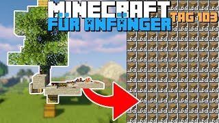 Wie baut man eine einfache AFK Baumfarm in Minecraft  Minecraft für Anfänger Folge 103 [upl. by Lemrej]