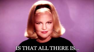 IS THAT ALL THERE IS  PEGGY LEE 1969 [upl. by Jarvis]