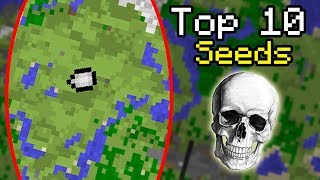 TOP 10 SCARY Minecraft Seeds of ALL TIME Secret Seed 1 [upl. by Digirb]