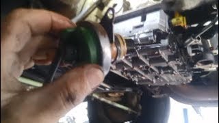 Mercedes 7223 Auto Transmission Service Vacuum Modulator Adjustment Cable Adjustment How To DIY [upl. by Burley794]