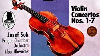 Mozart  The Violin Concertos n°1234567  Presentation Centurys recording  Josef Suk [upl. by Abdu809]