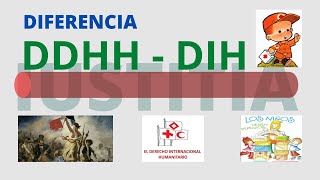 ¿Quieres saber la Diferencia DDHH y DIH [upl. by Mirella367]