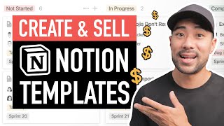 How To Create and Sell Notion Templates  Notion Tutorial 2021 [upl. by Waldner]