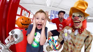 Father Son MAKE A HAUNTED SKATEPARK Even Scarier [upl. by Eitra]