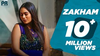 Zakham Official Video  Afsana Khan Ft Kunwarr  Aveera Singh  punjabisong 2021 [upl. by Nnylaj]