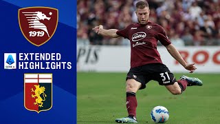 Salernitana vs Genoa Extended Highlights  Serie A  CBS Sports Golazo [upl. by Atinniuq]