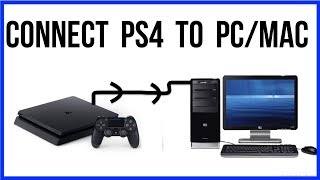 Connect your PS4 to Your LaptopPC [upl. by Aidroc]