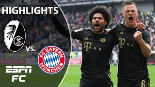 Bayern Munich catches fire with 4 SECONDHALF GOALS vs Freiburg  Bundesliga Highlights  ESPN FC [upl. by Leler186]