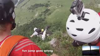 Base Jumping Accidents Compilation [upl. by Slohcin]