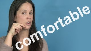 How to Pronounce COMFORTABLE  AMERICAN ENGLISH PRONUNCIATION [upl. by Trella]