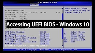 How to Access UEFI BIOS Setup on Windows 10 [upl. by Carlile]