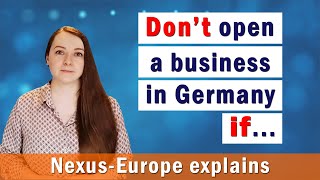 Business in Germany — 7 nogoes Check before starting a business in Germany [upl. by Jerman724]