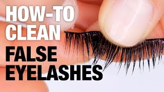 How To Clean False Eyelashes With Alcohol [upl. by Reginald859]