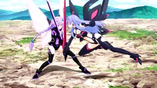 Hyperdimension Neptunia The Animation  Neptune vs Plutia [upl. by Dempsey251]