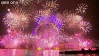 London Fireworks on New Years Day 2011  New Year Live  BBC [upl. by Horgan626]