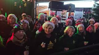 WHAT CHRISTMAS MEANS TO ME Rock Choir at Birkdale Lights Switch On 1st December 2024 [upl. by Annemarie]