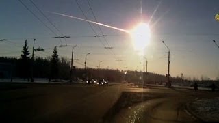 Videos capture exploding meteor in sky [upl. by Olemrac]