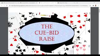 Cue Bid Raise by Mark Kinzer Mini bridge lessons Improve your bridge game [upl. by Aninat]