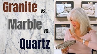 Quartz vs Granite vs Marble How to choose the right countertop [upl. by Crisey929]