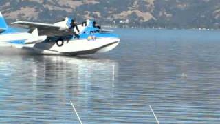 grumman albatross landing on clear lake [upl. by Eugenie12]