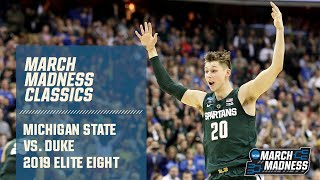 Duke vs Michigan State 2019 Elite Eight full broadcast [upl. by Airehs487]