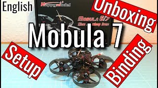 Happymodel Mobula7  Mobula7 HD  Setup  Binding  Unboxing in english [upl. by Mharg]