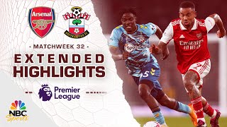 Arsenal v Southampton  PREMIER LEAGUE HIGHLIGHTS  4212023  NBC Sports [upl. by Aiym]