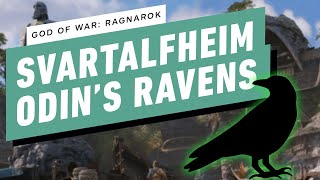 God of War Ragnarok  All Raven Locations Svartalfheim [upl. by Edijabab200]